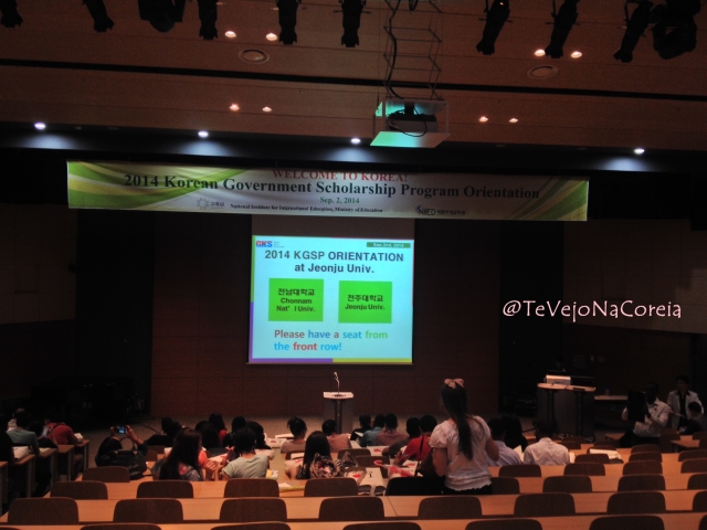Orientação KGSP do NIIED 2014, Jeonju University